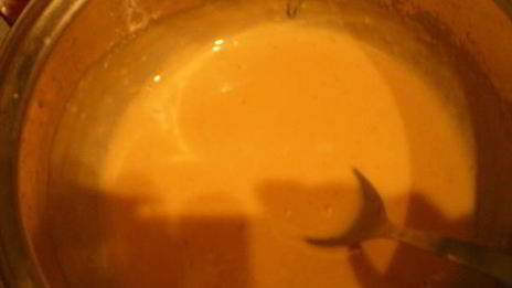 яблочный торт с карамельным баварским муссом