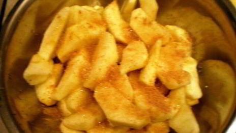 яблочный торт с карамельным баварским муссом