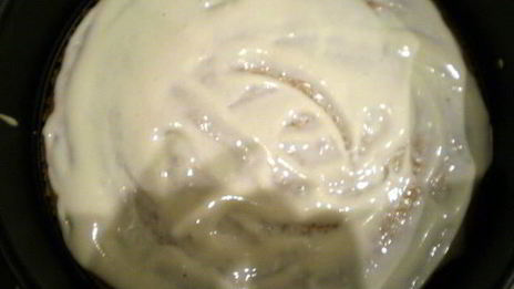 яблочный торт с карамельным баварским муссом