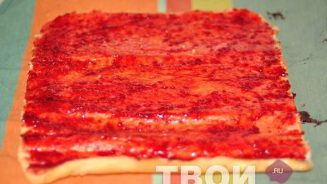 творожный рулет