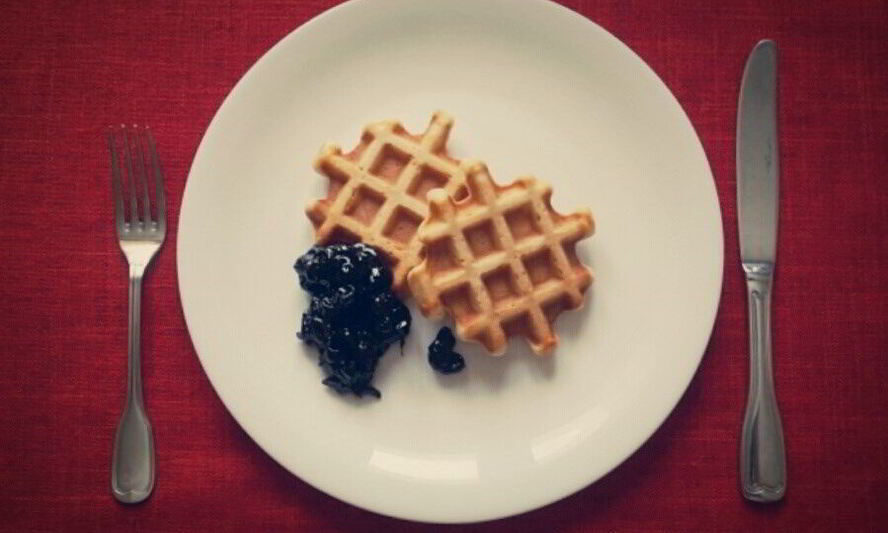 Рецепт американские вафли на кефире