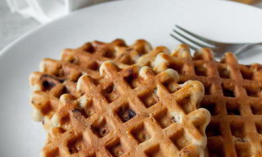 Рецепт арахисовые вафли с шоколадной крошкой