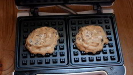 арахисовые вафли с шоколадной крошкой