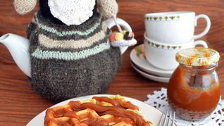 Банановые вафли