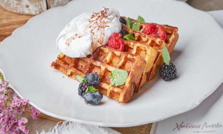 Рецепт бельгийские вафли с меренгой