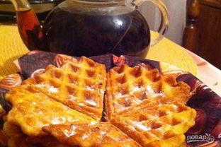 Бельгийские вафли в вафельнице