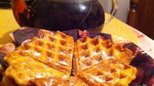 Бельгийские вафли в вафельнице