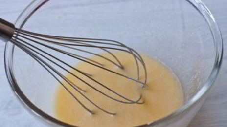 черничные вафли на сметане