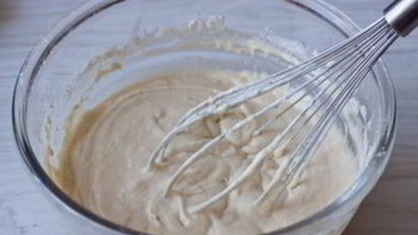 черничные вафли на сметане