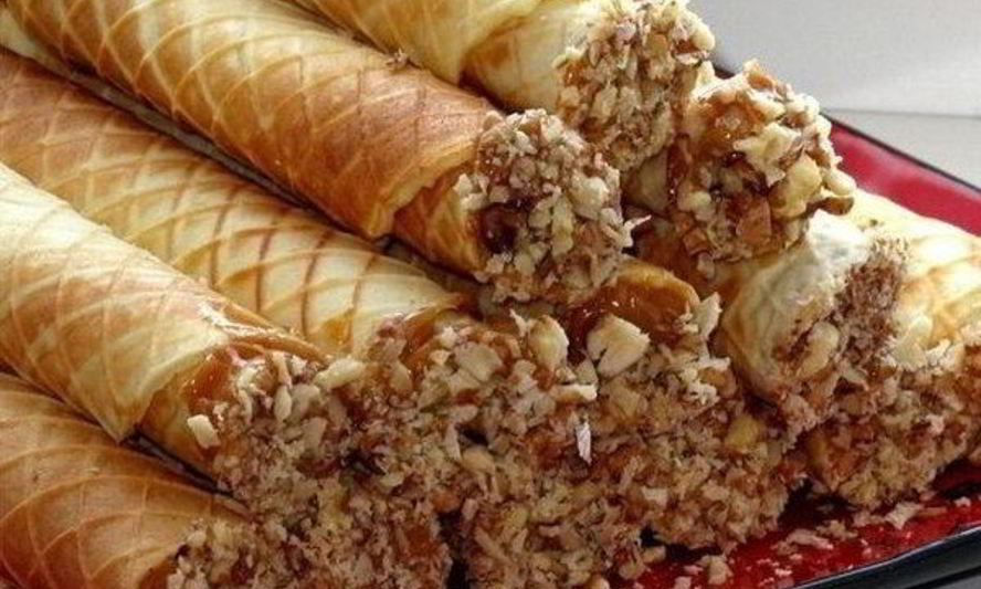 Рецепт домашние вафли с начинкой из сгущенки