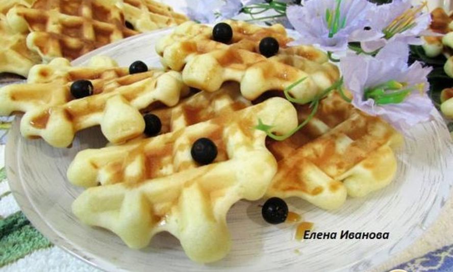 Рецепт йогуртовые вафли