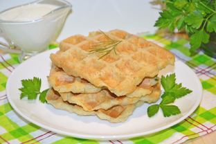 Картофельные вафли в вафельнице