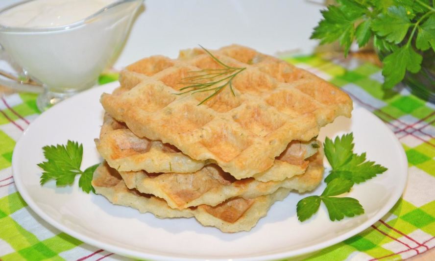 Рецепт картофельные вафли в вафельнице
