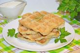 Картофельные вафли в вафельнице
