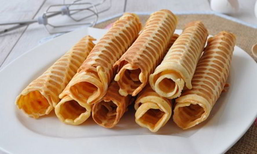 Рецепт хрустящие вафли по-домашнему