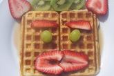 Нежные вафли на йогурте