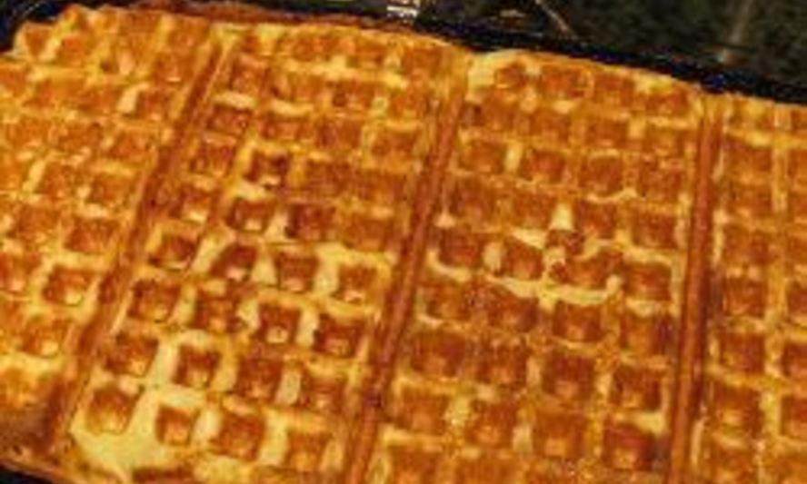 Рецепт нежные вафли с творогом