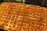 Нежные вафли с творогом