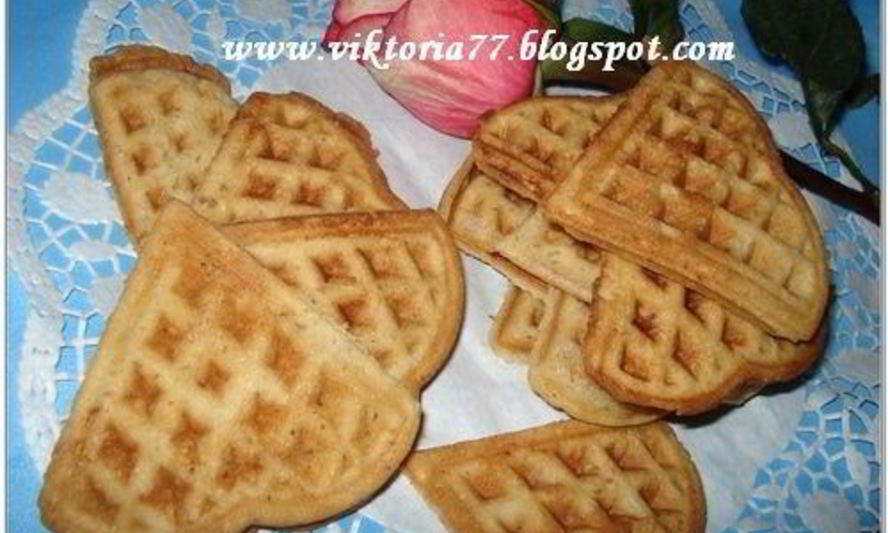 Рецепт ореховые вафли