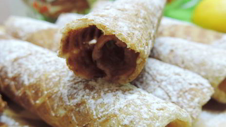 овсяно-банановые вафли