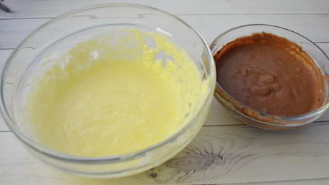 шоколадно-ванильные вафли