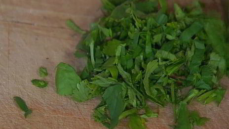 сырные вафли с творогом и карамелизированными помидорами