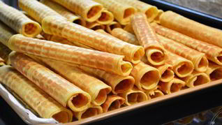 Тонкие вафли