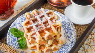 Творожные вафли