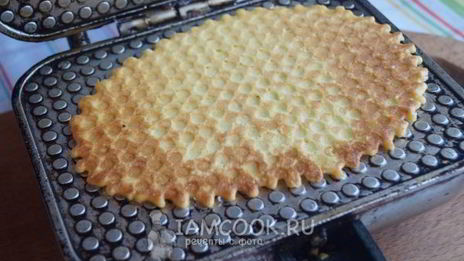 вафельные трубочки со сгущенкой