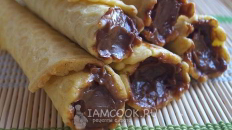 вафельные трубочки со сгущенкой