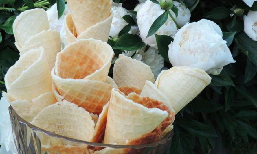 Рецепт вафли для мороженого