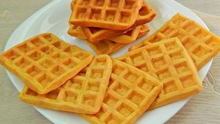 Вафли с абрикосом