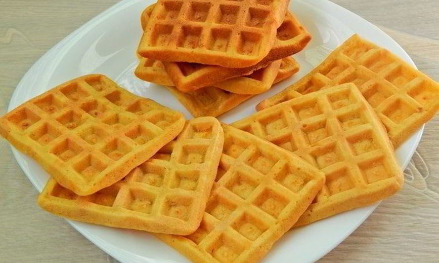 Рецепт вафли с абрикосом