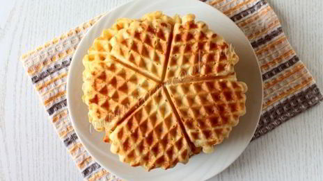 вафли с апельсиновым кремом