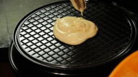 вафли с карамелью