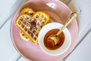 Вафли с халвой