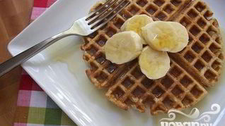 Вафли с коричневым маслом