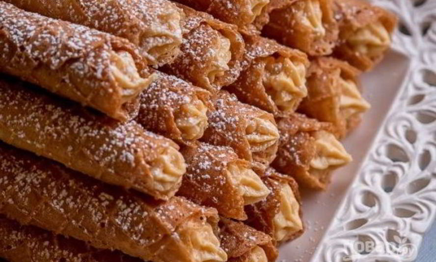 Рецепт вафли с вареной сгущенкой