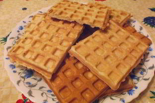 Вафли в советской вафельнице