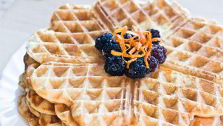 Вафли в электровафельнице