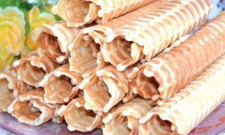 Рецепт ванильные хрустящие вафли