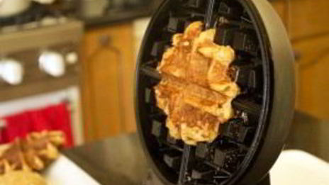 венские вафли в вафельнице