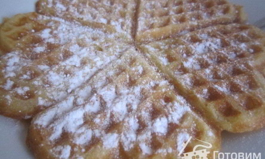 Рецепт яблочные вафли