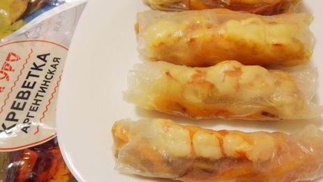 вьетнамские конвертики с креветками