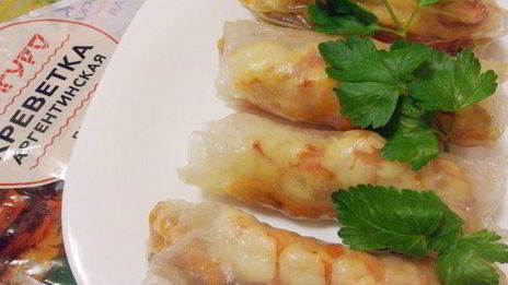 вьетнамские конвертики с креветками