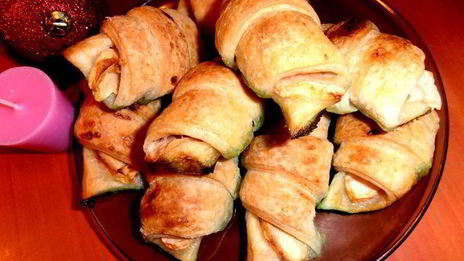 яблочные слойки в лимонадной карамели