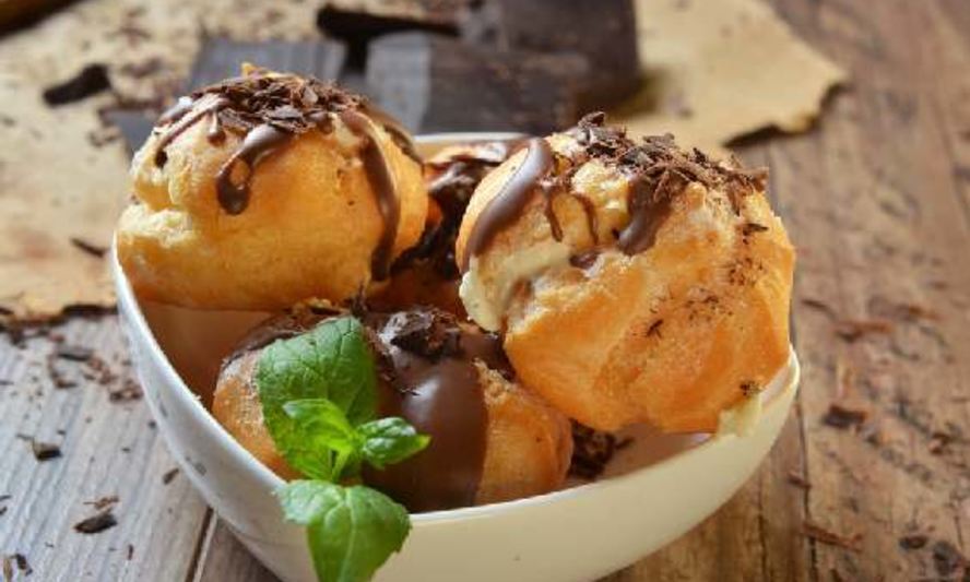 Рецепт профитроли с грушевым кремом