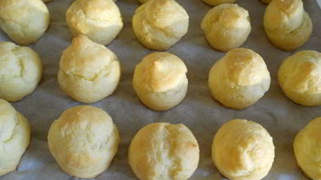 профитроли с кофейным кремом