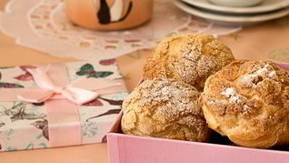 Профитроли с кракелином