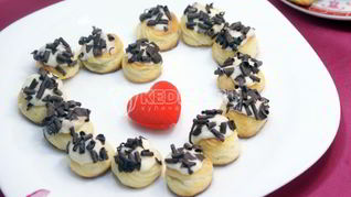 Профитроли с кремом Поцелуй